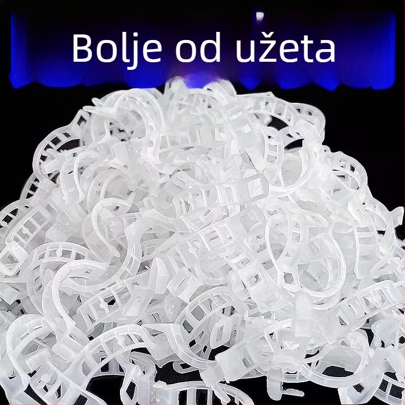 Fiksni klip za biljke – plastični klip za vinovu lozu i penjačke biljke, vrt i staklenik