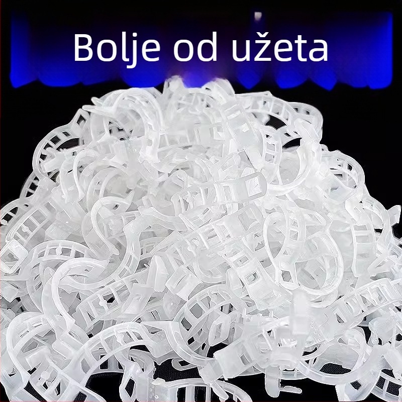 Fiksni klip za biljke – plastični klip za vinovu lozu i penjačke biljke, vrt i staklenik