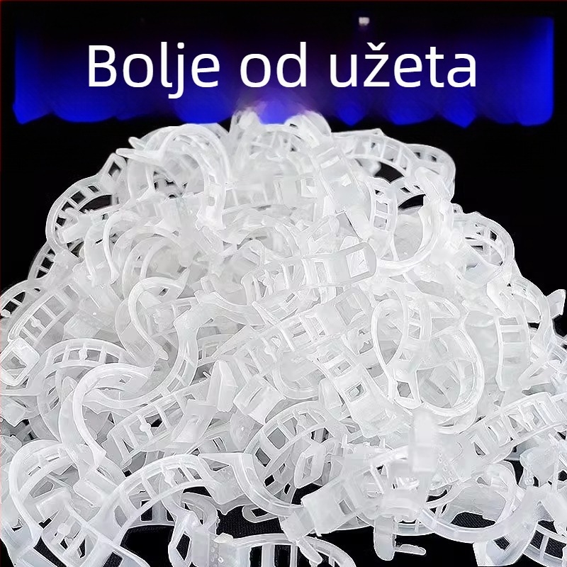 Fiksni klip za biljke – plastični klip za vinovu lozu i penjačke biljke, vrt i staklenik