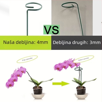 Metalna podrška za cvijeće, podni stalak, pomična, minimalistički stil, marka Xiyue