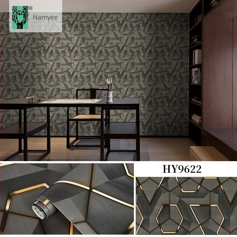 Samoljepljive 3D geometrijske tapete, PVC materijal, PVC sloj, poseban dekorativni stil, lagani luksuz