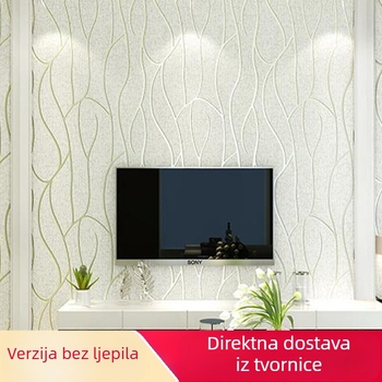 Saint Baroque zidna tapeta, 3D efekt, netkani materijal, europski stil, moderan minimalizam, porijeklo Xi'an, Kina