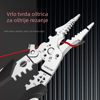 21-in-1 višenamjenske kliješta za skidanje izolacije žica – električarska alat industrijske klase za odizoliranje i krimpanje