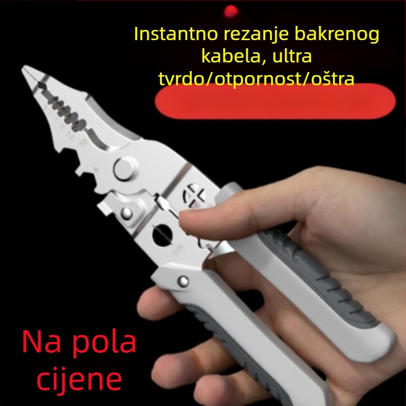 21-in-1 višenamjenske kliješta za skidanje izolacije žica – električarska alat industrijske klase za odizoliranje i krimpanje