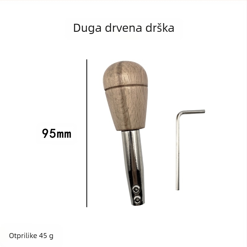 Nož za graviranje s teleskopskim gumijastim držalom, mikro-inlay oštricom i protukliznim kuglastim držalom