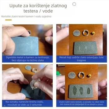 Set za testiranje zlata s otopinom za provjeru autentičnosti, za zbiratelje i zalagaonice