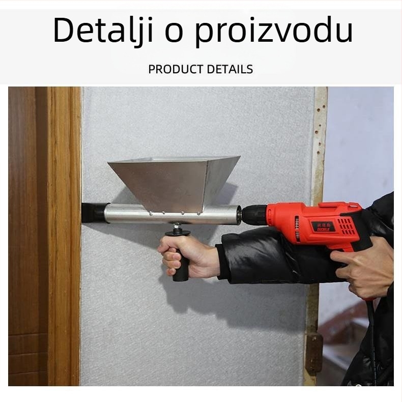 Električni pištolj za cementno fugiranje vrata i prozora – potpuno automatski uređaj za cementni mort