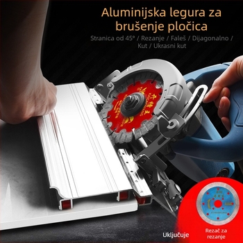 Alat za zaobljenje rubova pločica, 45° kut, visoka preciznost, model A1, marka Other