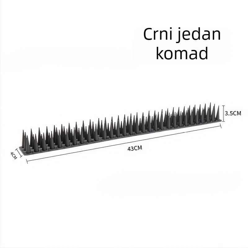 Plastične iglice za otjerivanje ptica, 12 komada, materijal PP, za balkon i dvorište, otjerivanje ptica i mačaka