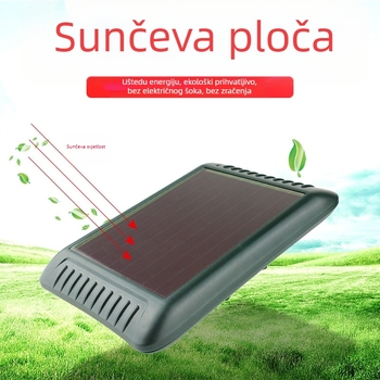 Vanjski ultrazvučni repelent za životinje, ABS kućište, vodootporni infracrveni senzor, model 510-510b-511-511b, namijenjen dvorištima i uzgoju povrća