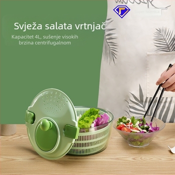 FDA-certificirani dehidrator za povrće i voće s plastičnim košem za odvodnju i rotacijskom funkcijom