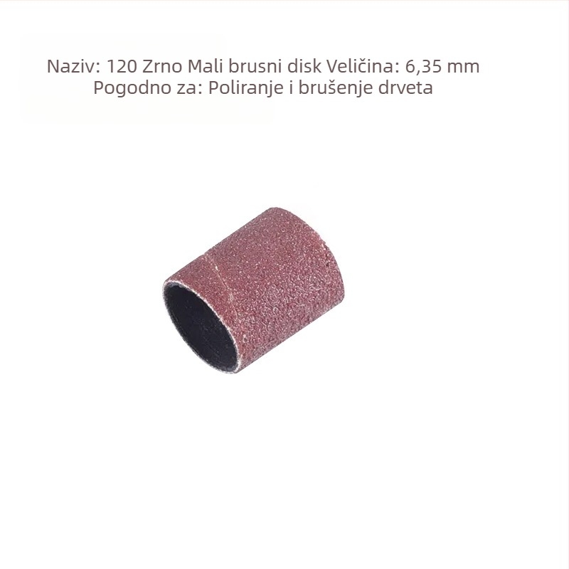 Set glava za njegu noktiju, 102 komada, Materijal: brusni papir, Marke Jia Shiteng, Osovine promjera 1/2 i 3/8