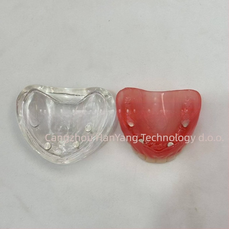 Model dentalnog implantata za vježbanje – gornja i donja čeljust, pola usta s 2 ili 4 implantata