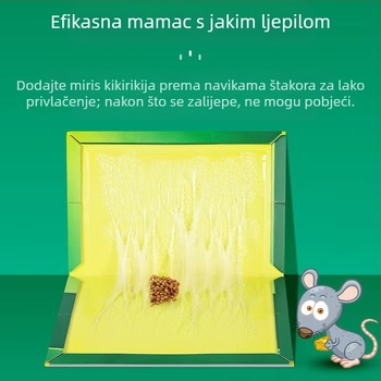Bond trap Ljepljiva ploča za miševe – čvrst oblik, Model 52528, Netoksičan, Hvatanje miševa