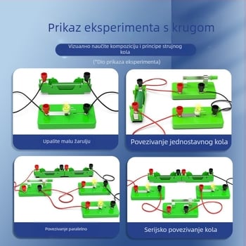 Liuxin Skup Naučnih Eksperimenta za Četvrti Razred — Fizika i Električnost, Jednostavni Sklopovi (Serijski i Paralelni), Nastavno Pomoćalo
