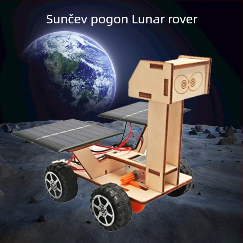 Aerospace model — drveni, električni, pogodan za DIY, višestruka obrazovna igračka iz fizike za učenike osnovne škole (7-14 godina)
