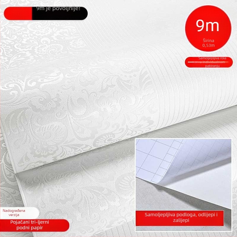 Tapete za zid – samoljepljive, netkani materijal, jednostavan i moderan stil, premium kvalitete