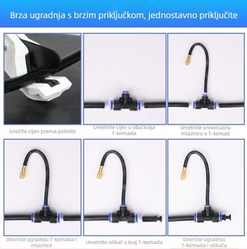 Slayry Giclee serija raspršivača, podesiv smjer protoka vode, 0,3–1 L/min