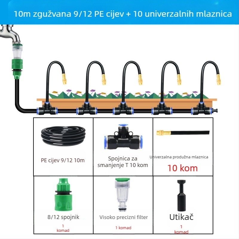 Slayry Giclee serija raspršivača, podesiv smjer protoka vode, 0,3–1 L/min