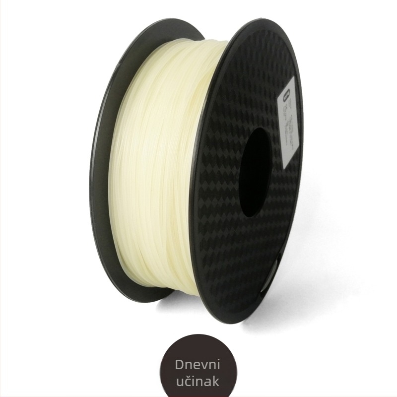 Sjajni PLA filament 1 kg za FDM/3D olovku — točnost 0,01 mm, tolerancija ±0,05 mm, temperatura tlača 190–220°C