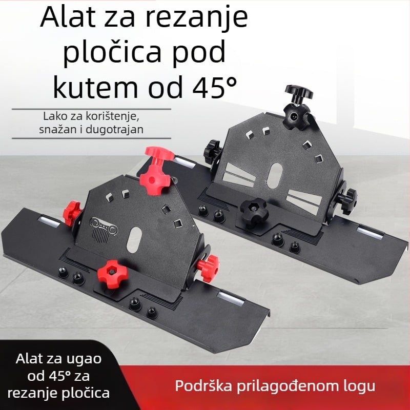 Pribor za kutnu brusilicu za zaobljavanje rubova keramičkih pločica, 45° kut, 220V, kompatibilan s diskovima 115/125 mm