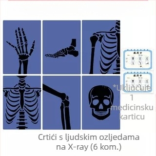Montessori-Reggio svjetlosno-sjene DIY X-ray prsten edukativna igračka za bebe 0–3 godine, znanstveni kutak za djevojčice