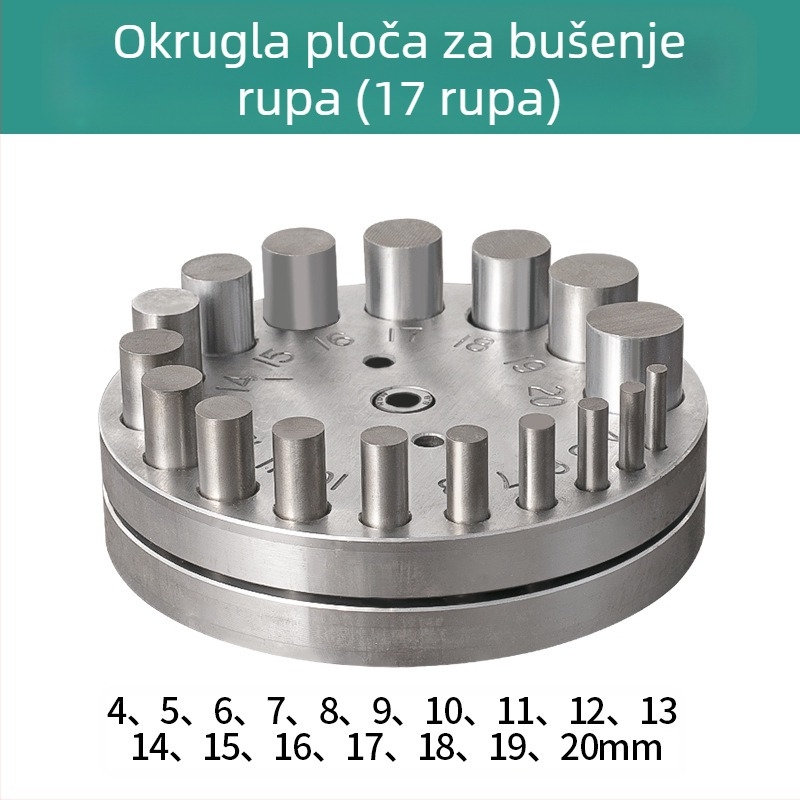 Alat za probijanje kružnih rupa u metalu – Keute marka – zlato, srebro i bakar