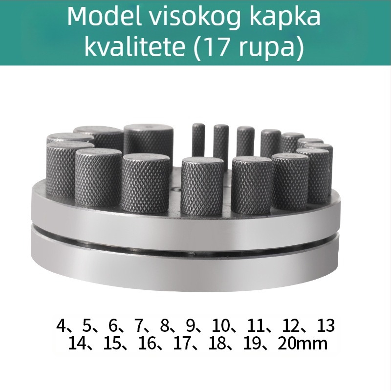 Alat za probijanje kružnih rupa u metalu – Keute marka – zlato, srebro i bakar