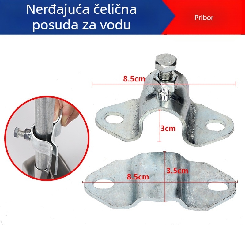 Debeli okrugli posuda za piće od nehrđajućeg čelika za svinje i svinje majke