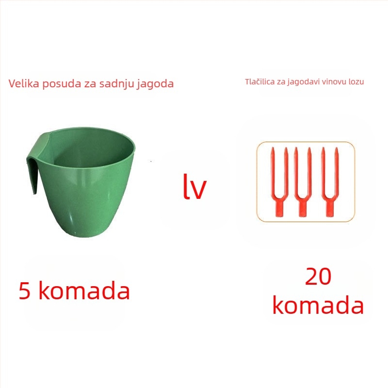 Čašica za uzgoj jagoda – plastična, za razmnožavanje jagoda i puzavih stabljika