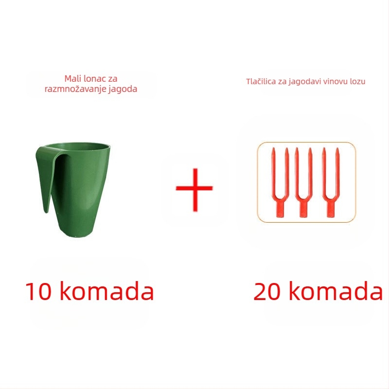 Čašica za uzgoj jagoda – plastična, za razmnožavanje jagoda i puzavih stabljika
