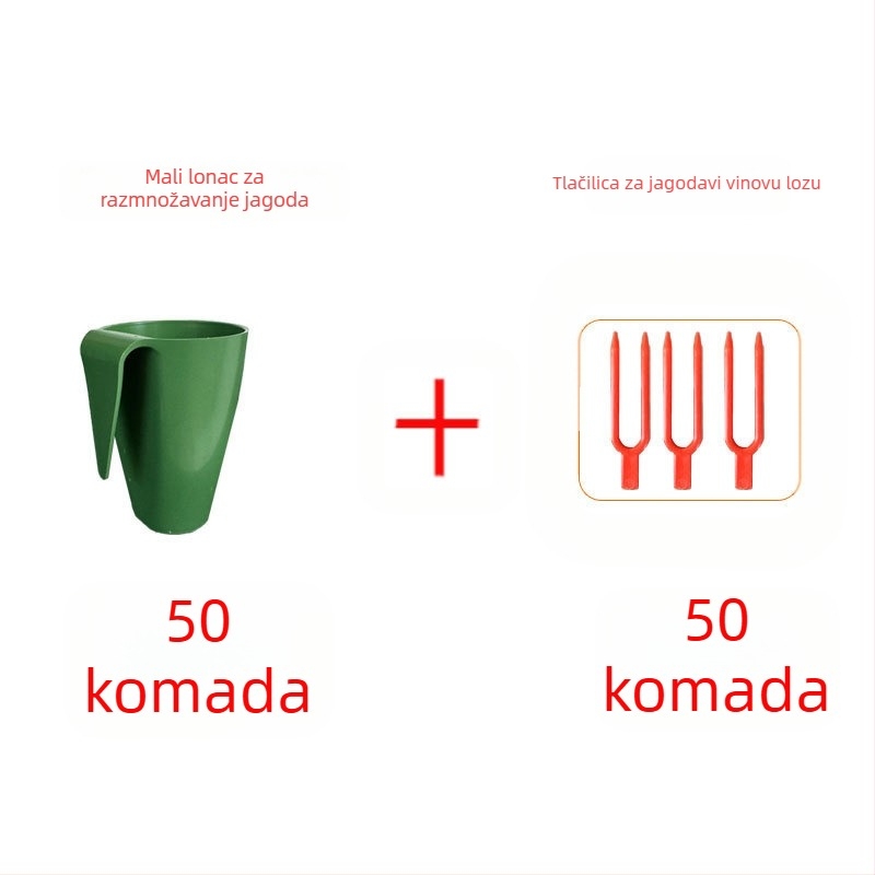 Čašica za uzgoj jagoda – plastična, za razmnožavanje jagoda i puzavih stabljika