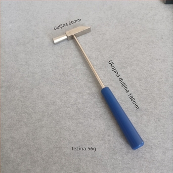 Čekić s kandžom, glava od željeza