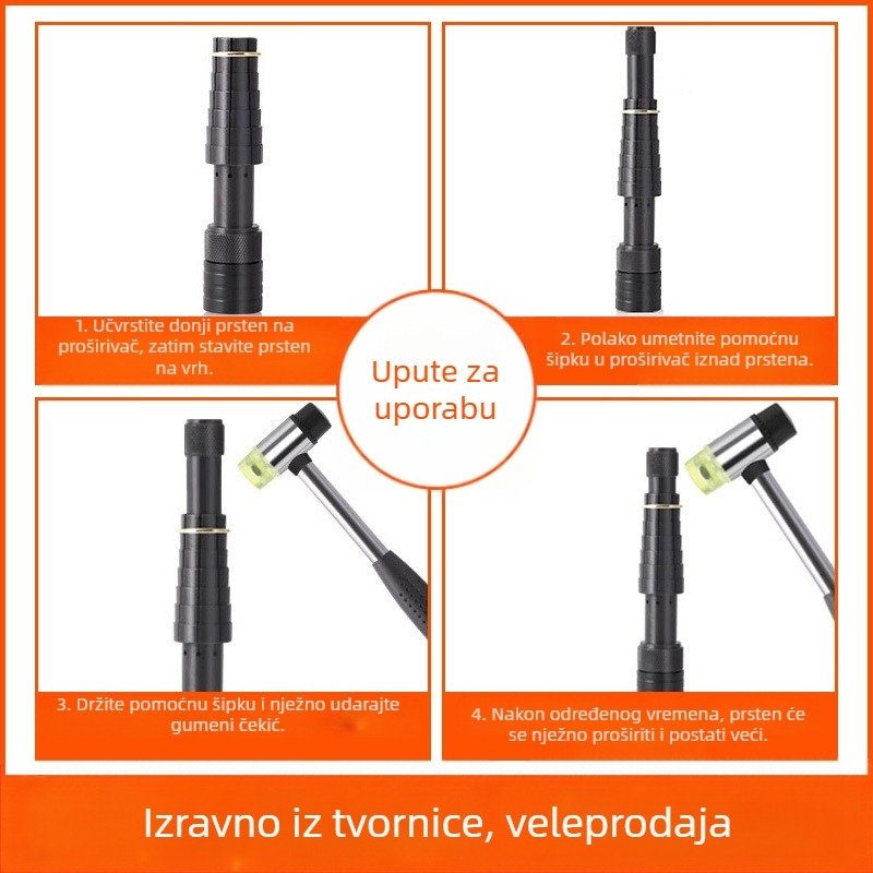 Proširivač prstena - u kutiji, prenosni, plastični alat za nakit i opremu