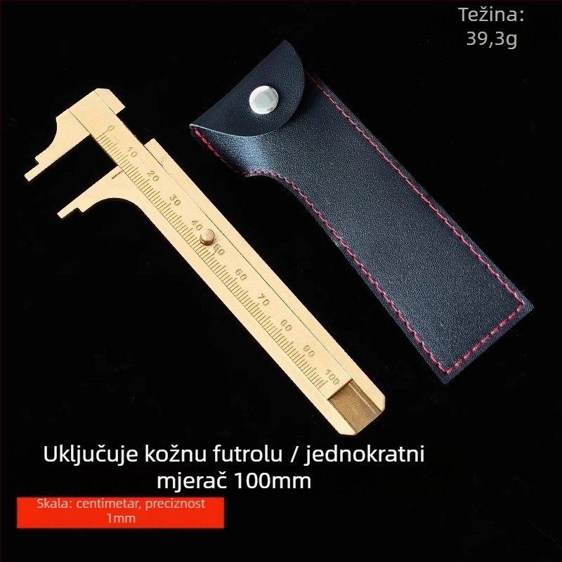 Digitalni Vernier kaliper za nakit – visoka preciznost, čisti bakar, LCD zaslon, za mjerenje malih nakita i mini kolekcija