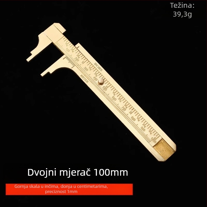 Digitalni Vernier kaliper za nakit – visoka preciznost, čisti bakar, LCD zaslon, za mjerenje malih nakita i mini kolekcija