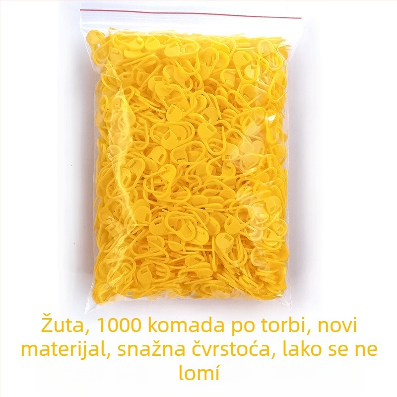 Plastične brojačke igle za kukičanje s markerima — Wen Yuexin, 80 paketa (8.000 kom.), oko 205 g/paket, moderan stil