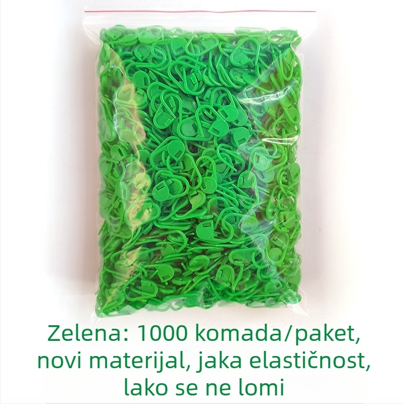Plastične brojačke igle za kukičanje s markerima — Wen Yuexin, 80 paketa (8.000 kom.), oko 205 g/paket, moderan stil