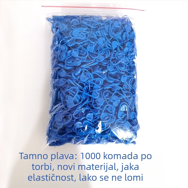 Plastične brojačke igle za kukičanje s markerima — Wen Yuexin, 80 paketa (8.000 kom.), oko 205 g/paket, moderan stil