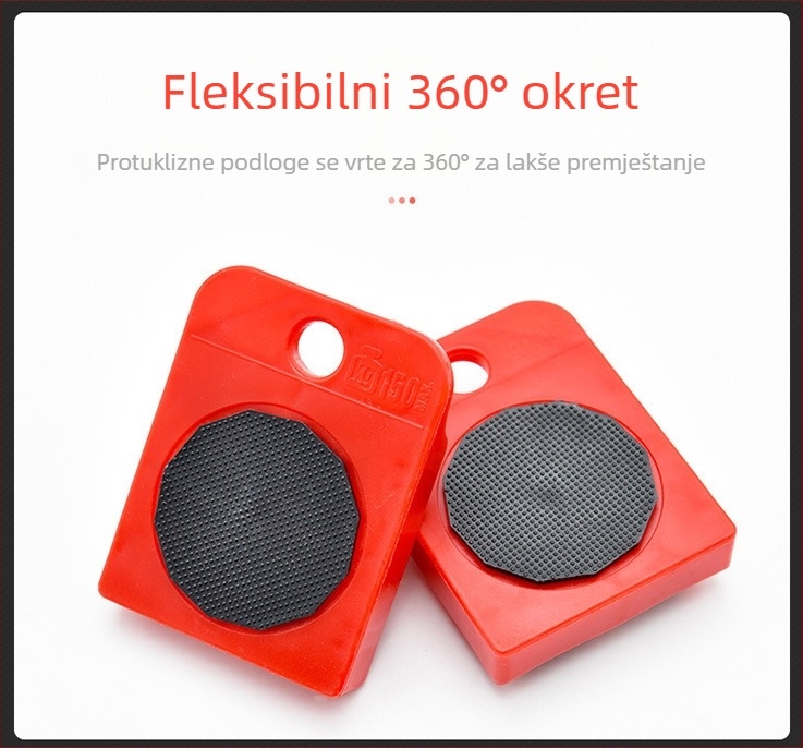 Set alata za preseljenje namještaja, 5-dijelni, prijenosan, kućna upotreba