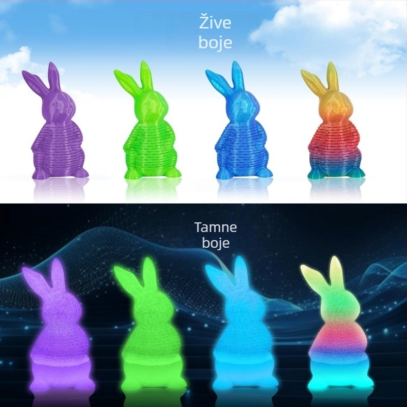 PLA filament za 3D printere, 1 kg, PLA materijal