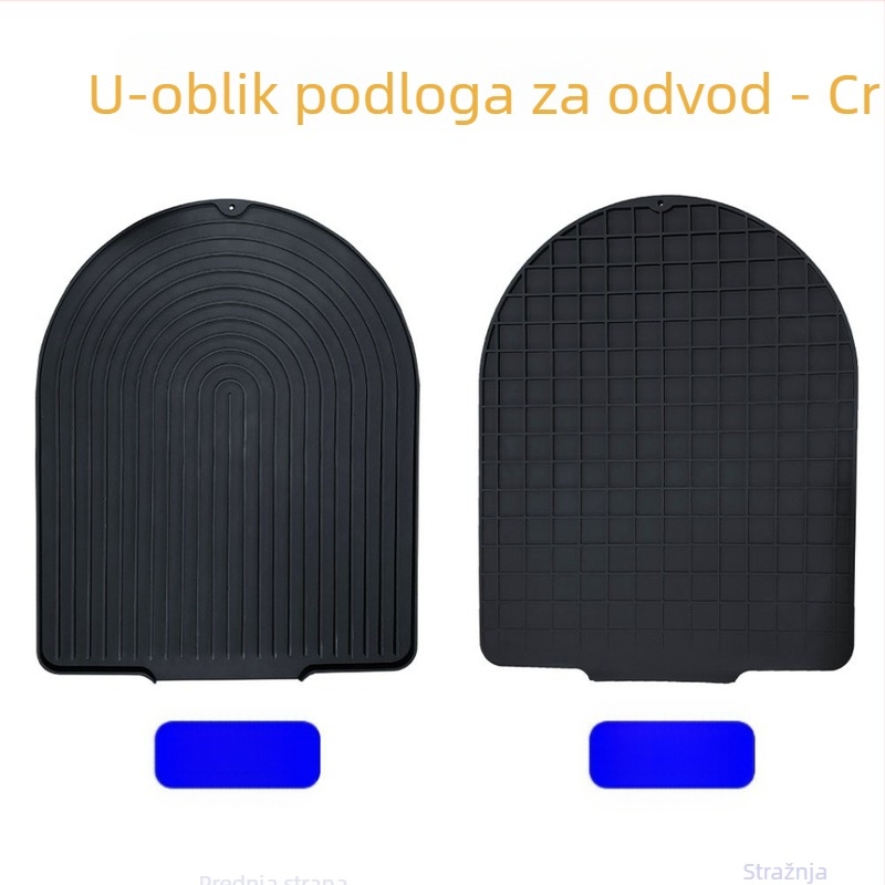 Silikonska kuhinjska podloga za sušenje s odvodom i izolacijom, kvadratnog oblika, degradabilna, lansirana 2023.