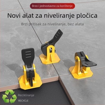 Nivelač pločica – brz alat za poravnavanje, ponovo upotrebljivi alat za postavljanje pločica, univerzalni model