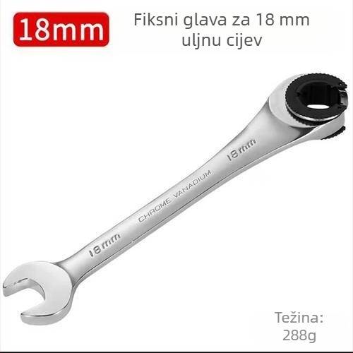 Ručni ključ s klikom (Krom-vanadijevo čelično; površinska obrada: drugo; tip: ručni ključ s klikom)