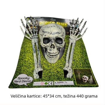 Halloween horor rekvizit: realistična ruka i podlaktica za uklete kuće, set lobanja za barove i KTV