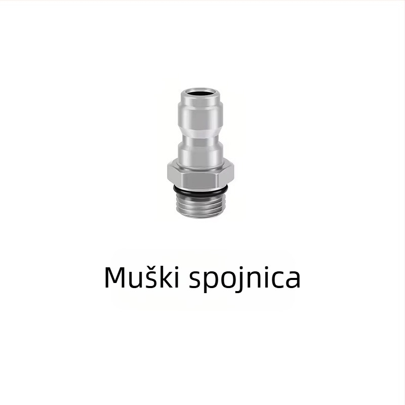 Nehrđajući čelik visokotlačna mlaznica za čišćenje kanalizacije s 1/4 in spojem i 3/8 in brzim spojem, marke Independent