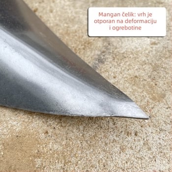 Prilagodljiva trokutasta motika za iskopavanje kanala, kopanje, oblikovanje grebena i prozračivanje tla – višenamjenski vrtni alat s oštrim vrhom orlovog kljuna