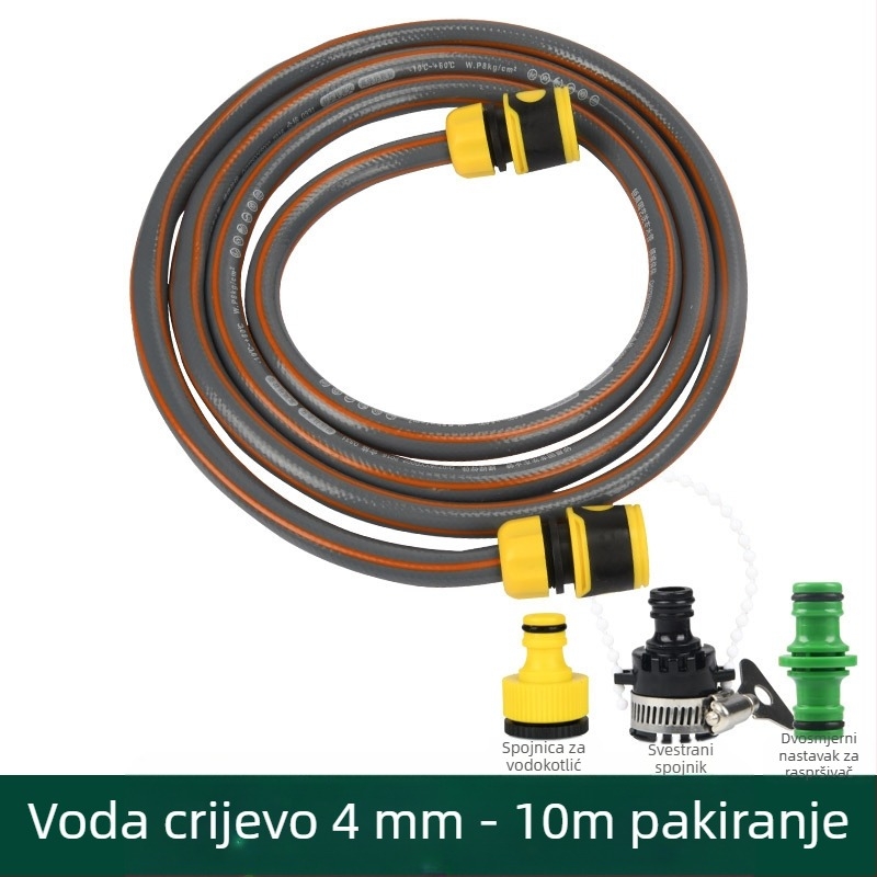 Sustav za navodnjavanje travnjaka s automatskim prskanjem i mikroraspršivačem, vodovodna cijev; Uvoz: Ne