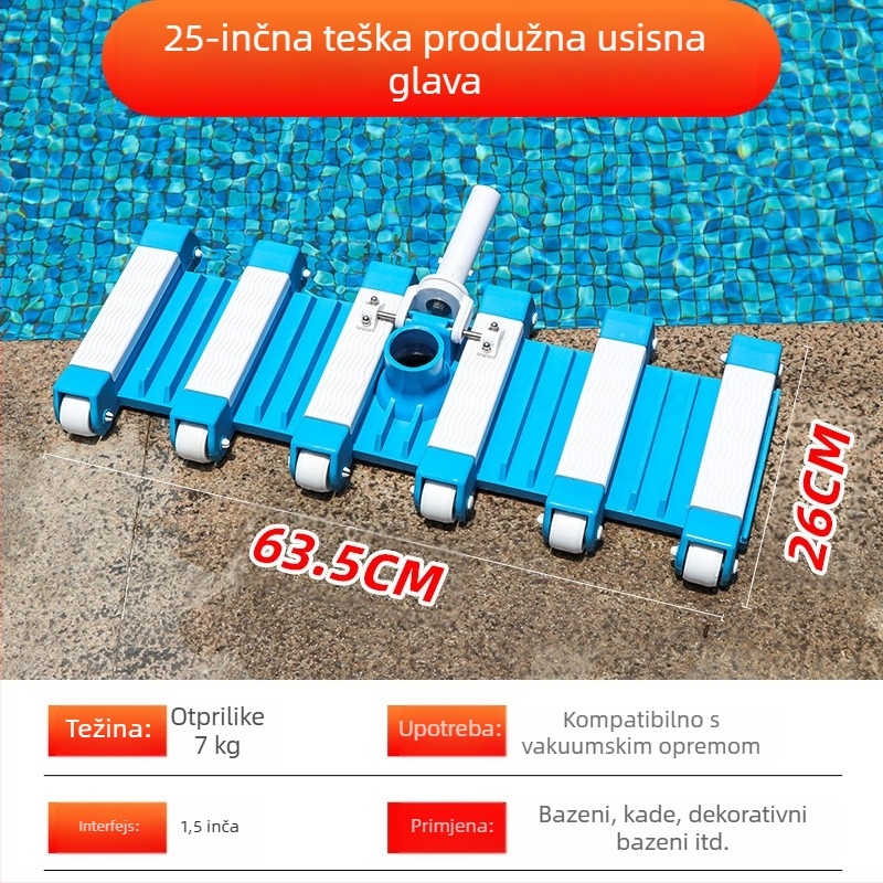Glava za usisavanje bazena od aluminijske legure za napuhivačke bazene — pribor za bazene