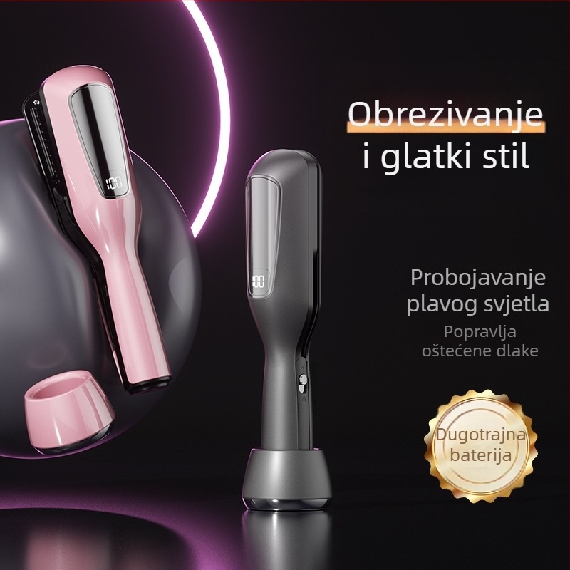 Trimer za kosu, punjivi, s ugrađenom baterijom, motor s četkama, oštrice od nehrđajućeg čelika, 3,7V/2W, trajanje baterije 1–3 h
